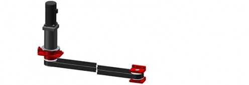 SET of numerically controlled X axis - longitudinal movement of torch head