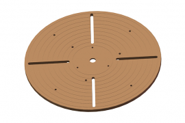 Working plate 550x14x25