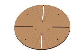 Płyta robocza 425x11